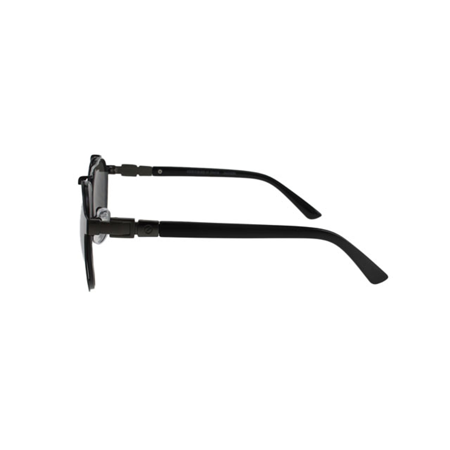 jase new york jackson sunglasses in matte black – | dropsona - neutral - close-up detail