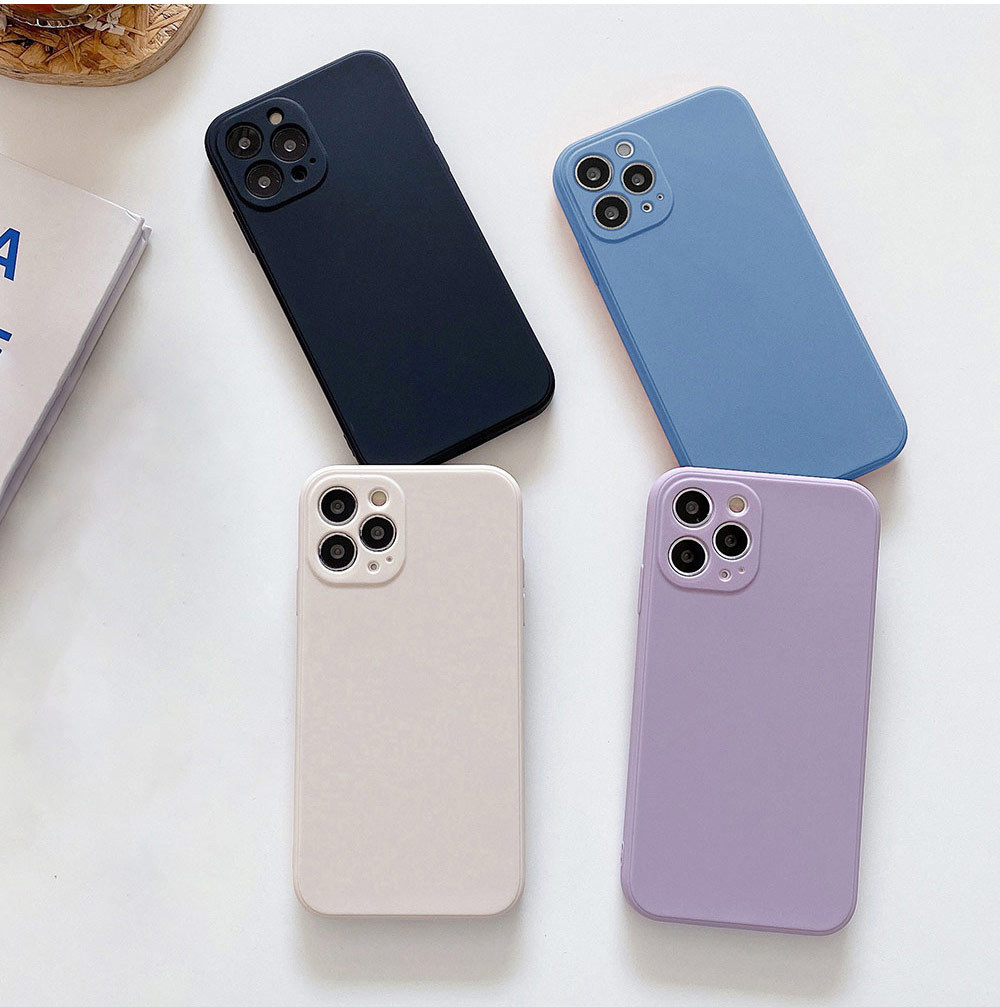 liquid silicone sofe shell phone cover iphone 14 | dropsona - neutral - close-up detail