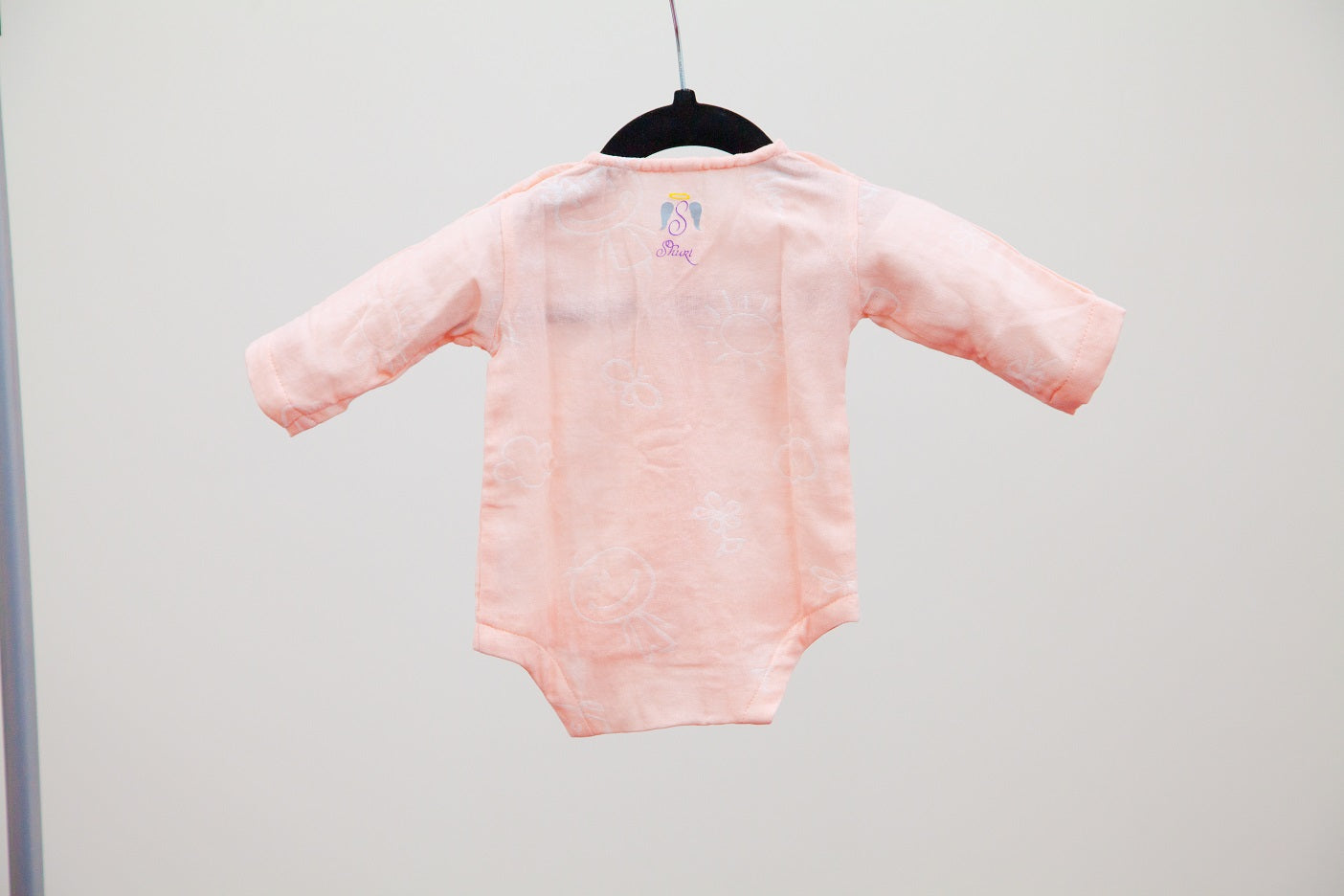 romper short long sleeve - – s shuri brand designs nic | dropsona - neutral - front view