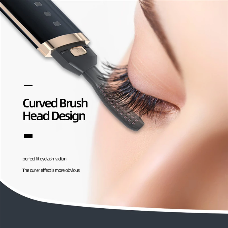 electric eyelash curler temperature adjustable quick h | dropsona - neutral - material texture