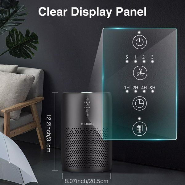 air purifier for home large room h13 hepa filter c | dropsona - neutral - usage example