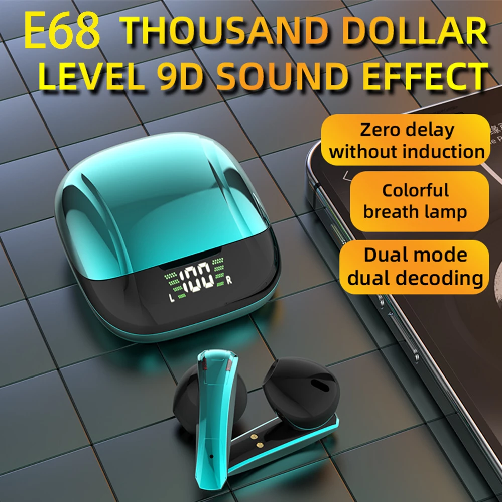 wireless tws gaming bluetooth 5.0 earphones with micro | dropsona - neutral - everyday use
