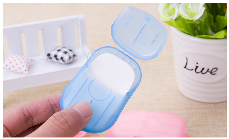 20pcs random disinfecting soap paper foaming 20pc | dropsona - neutral - front view