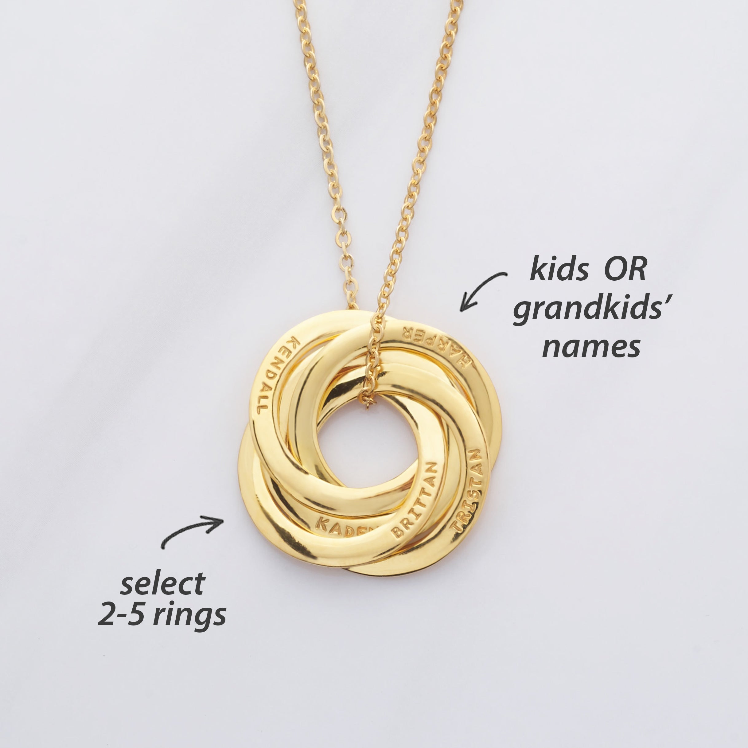 children name necklace, personalized grandma gift, fam | dropsona - neutral - everyday use