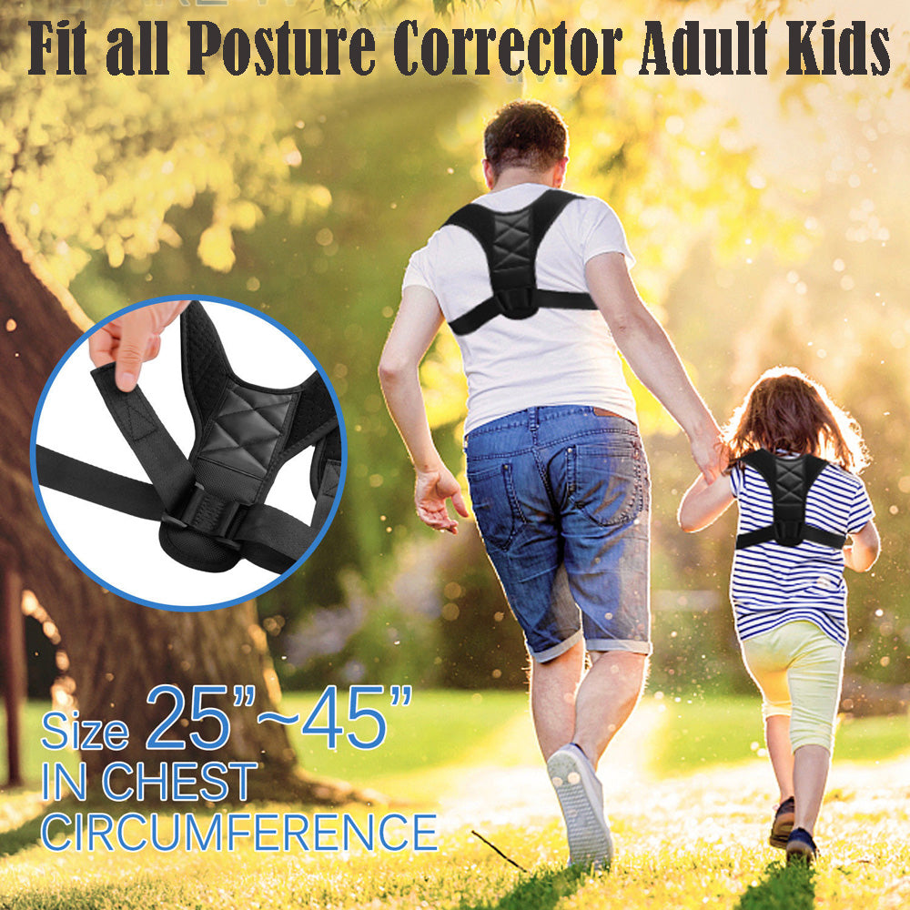 posture corrector back with adjustable strap – reduce | dropsona - neutral - size reference