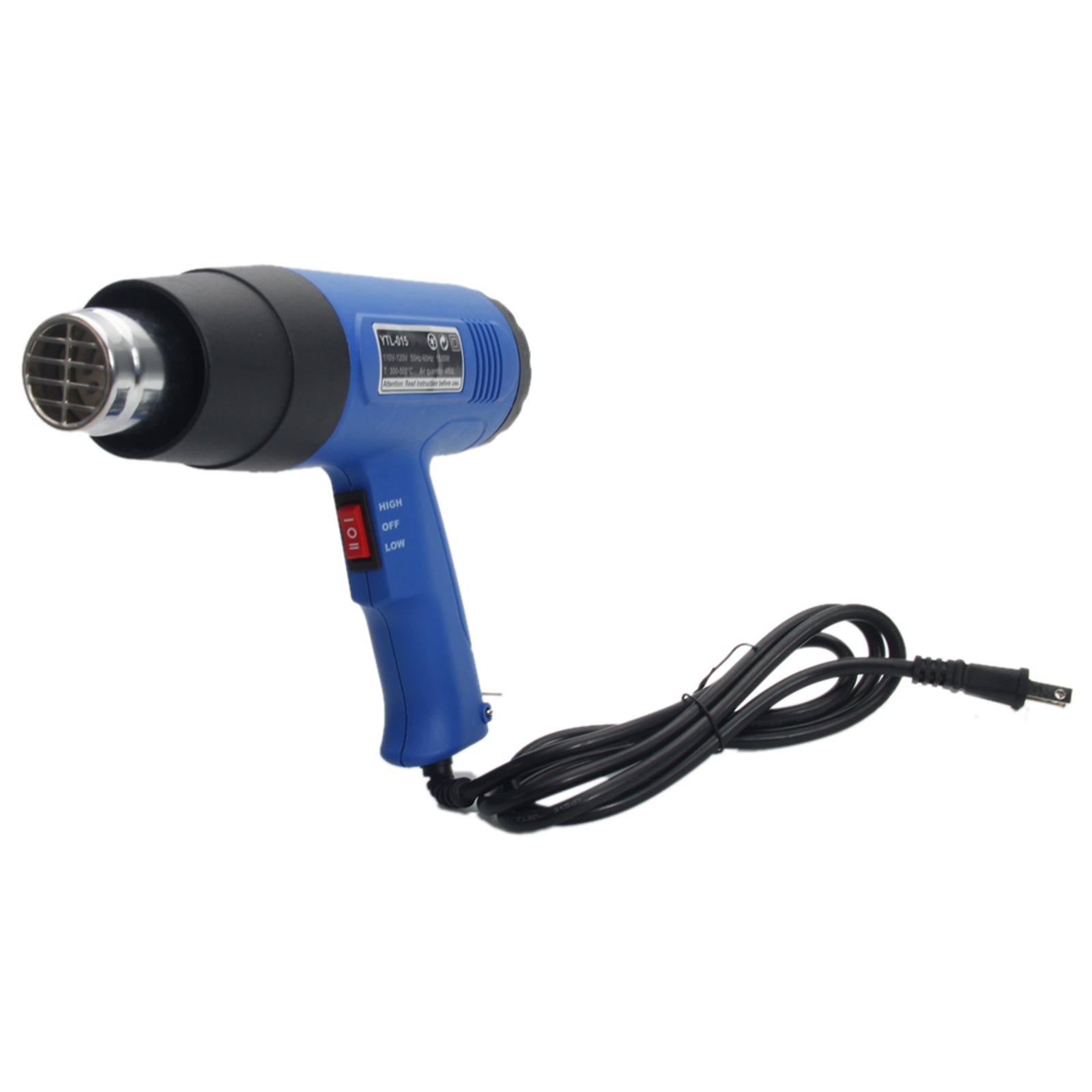 1500w 110v dual-temperature heat gun with 4pcs concent | dropsona - neutral - close-up detail
