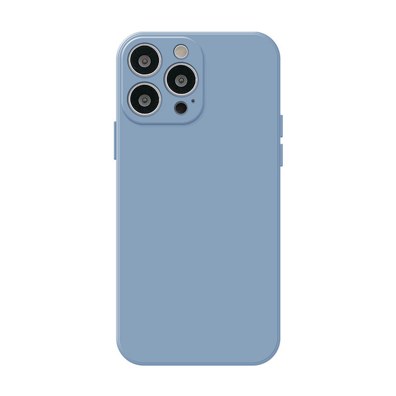 liquid silicone sofe shell phone cover iphone 14 | dropsona - neutral - usage example