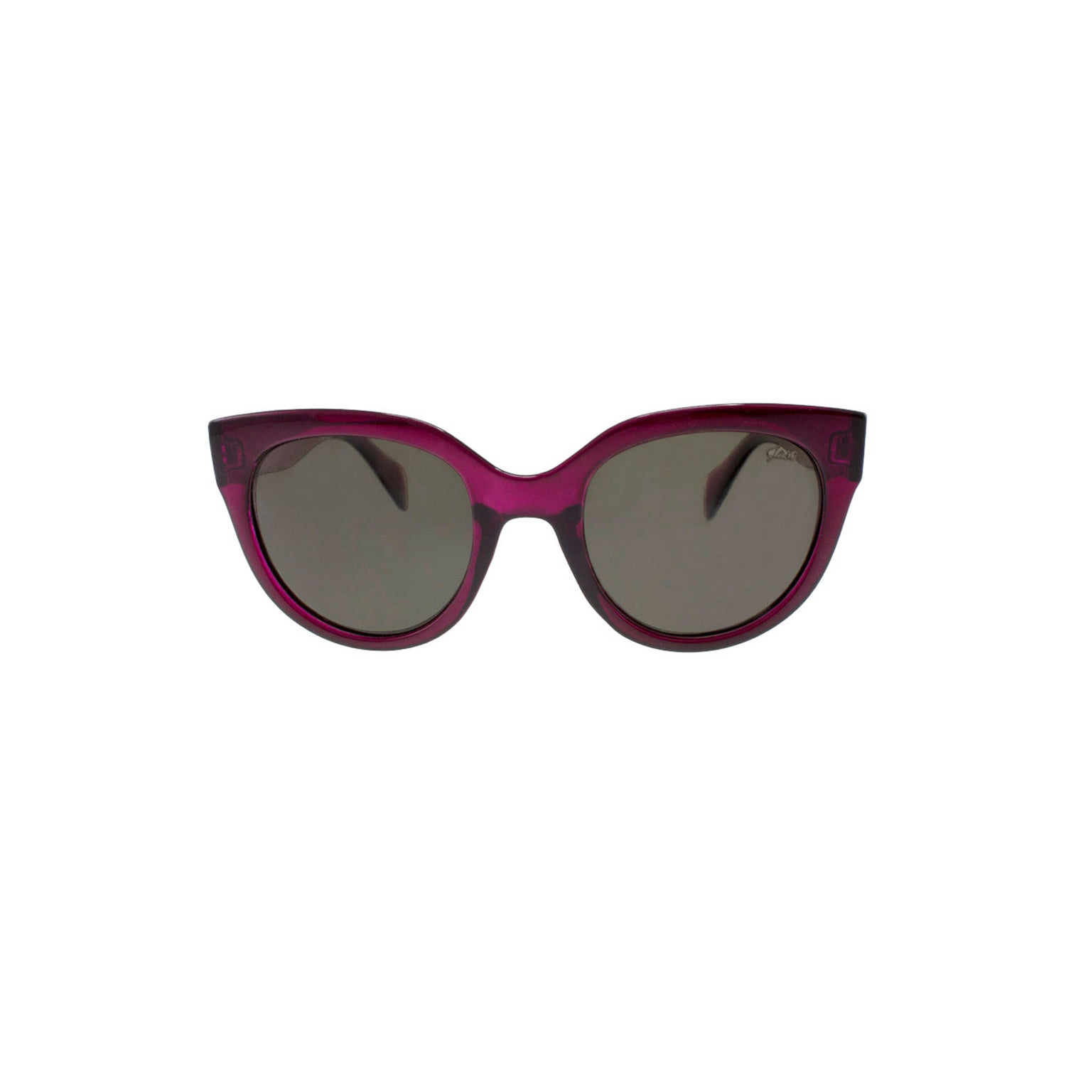 jase new york cosette sunglasses in bordeaux red – cat | dropsona - neutral - front view