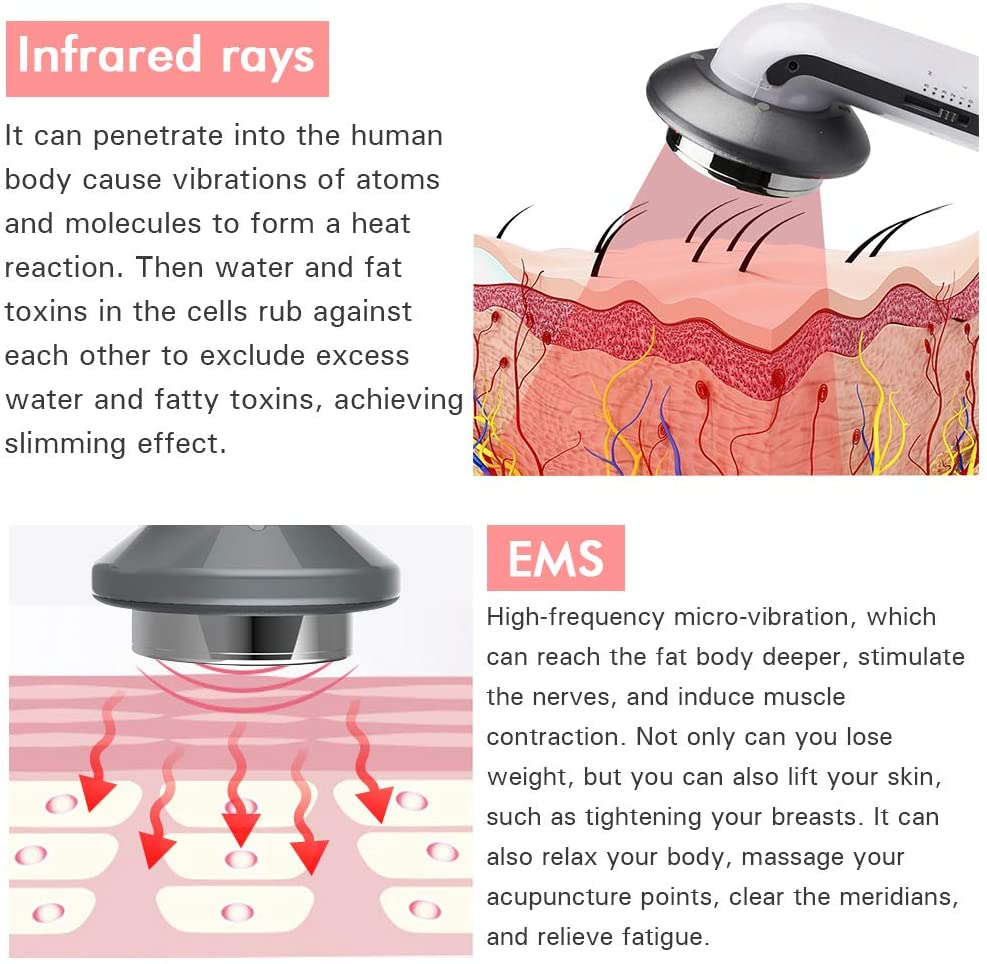 body face lift ultrasound slimming massager | dropsona - neutral - usage example