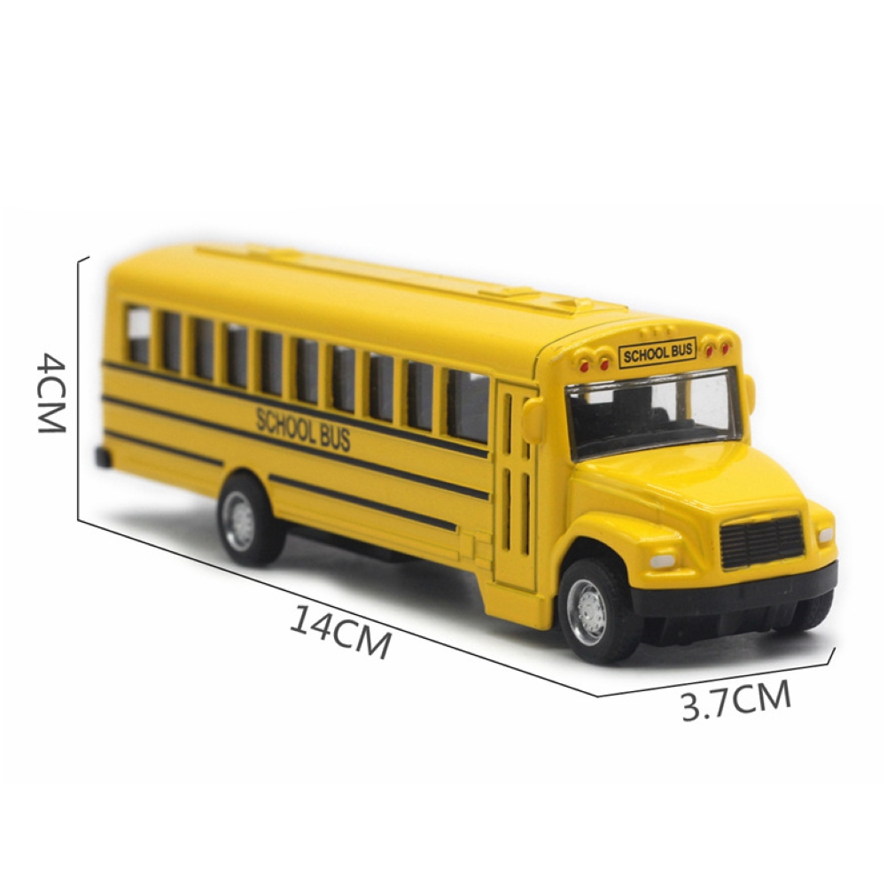 alloy inertial school bus model car for gifts ki | dropsona - neutral - usage example