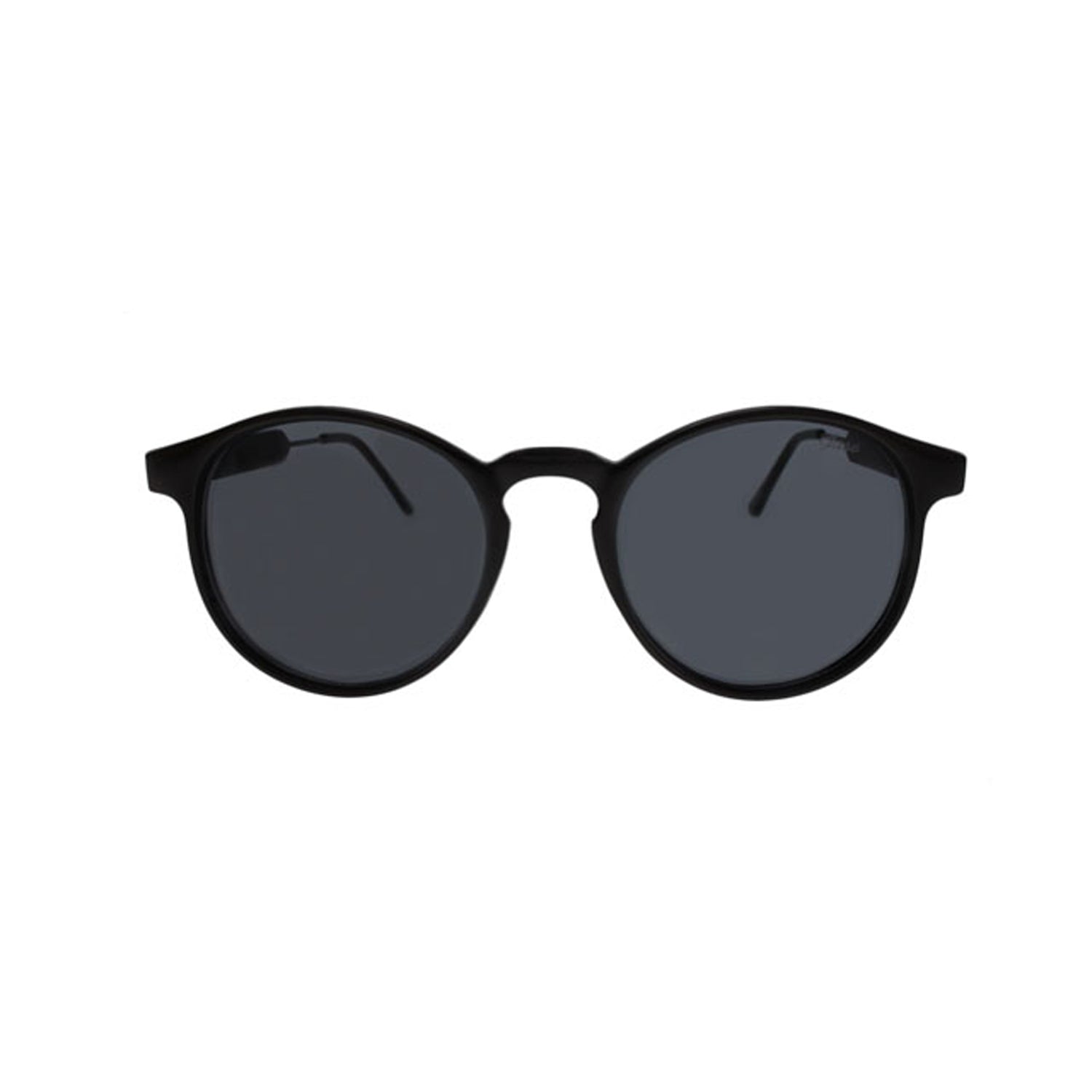 jase new york connor sunglasses in triple black – | dropsona - neutral - front view