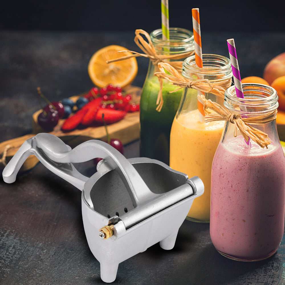 aluminum alloy hand pressure juicer manual juice squee | dropsona - neutral - front view