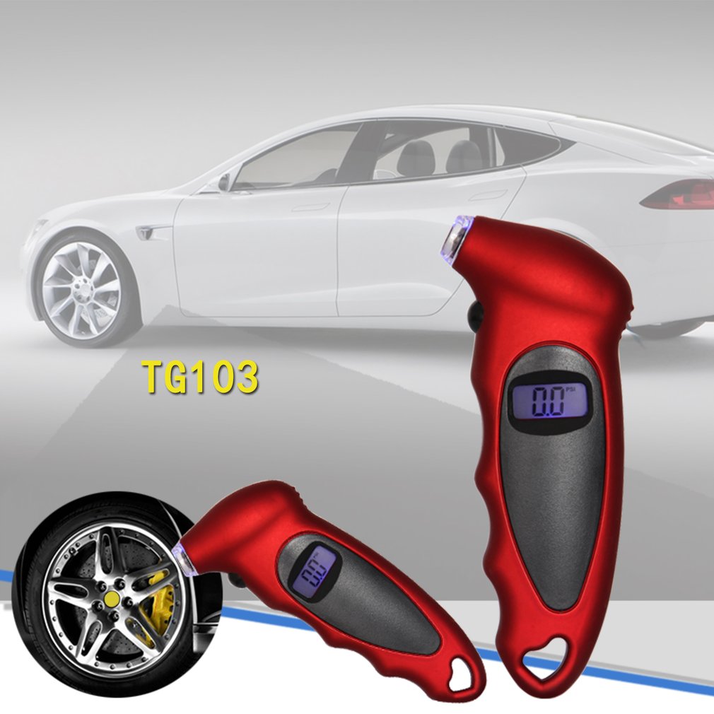 portable lcd screen display digital tire pressure – ra | dropsona - neutral - front view