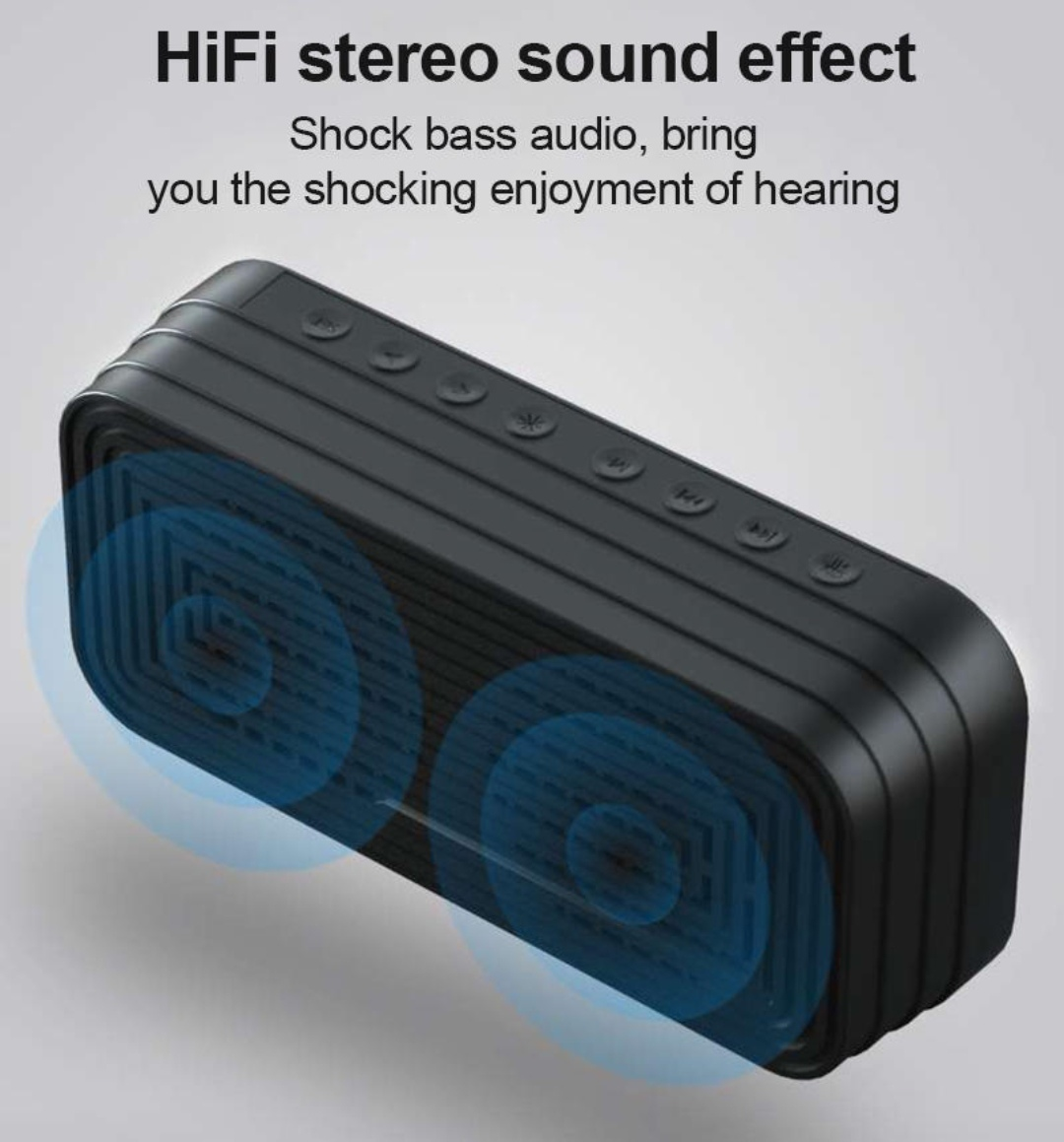 led display alarm clock wireless bluetooth speakers | dropsona - neutral - material texture