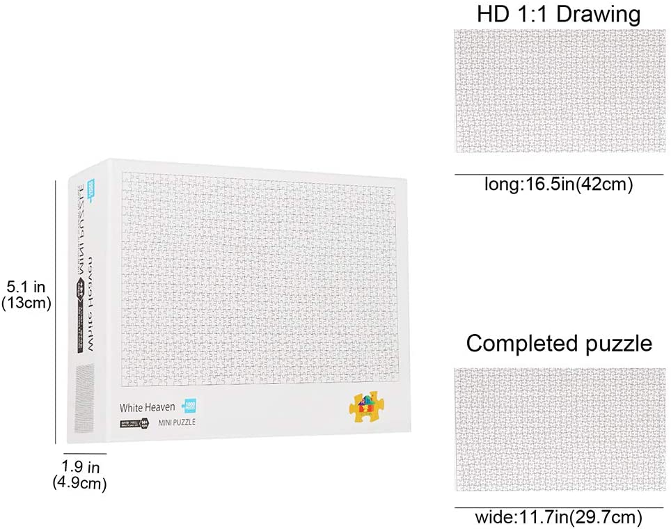 1000 pieces hell puzzle for adults kids – | dropsona - neutral - close-up detail