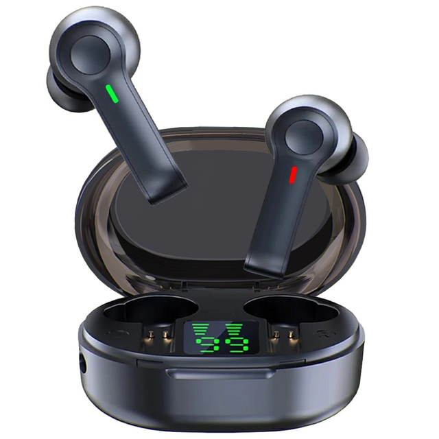 led display wireless earbuds tws 5.0 bluetooth earphon | dropsona - neutral - everyday use