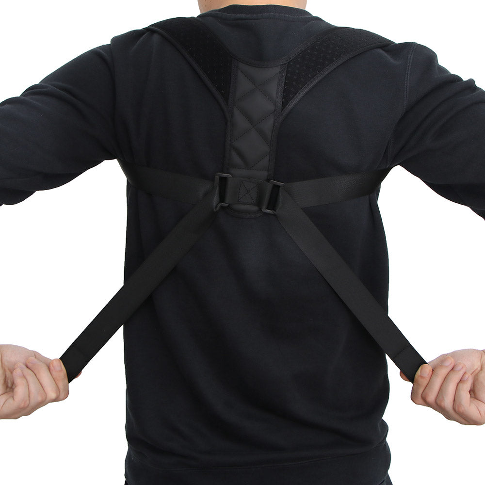posture corrector back with adjustable strap – reduce | dropsona - neutral - front view