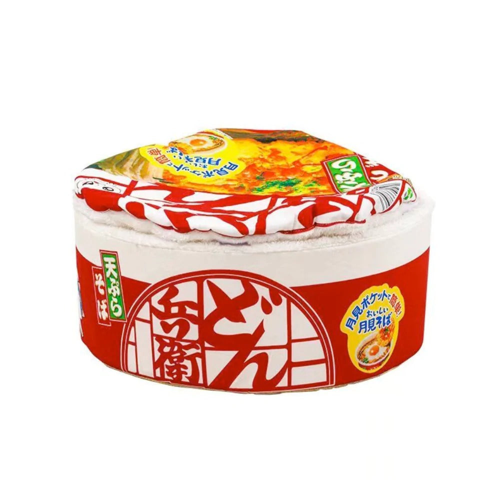 pet ramen cushion bed – this 3-piece super cute | dropsona - neutral - close-up detail