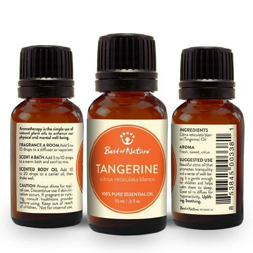 tangerine essential oil – description is a b | dropsona - neutral - front view