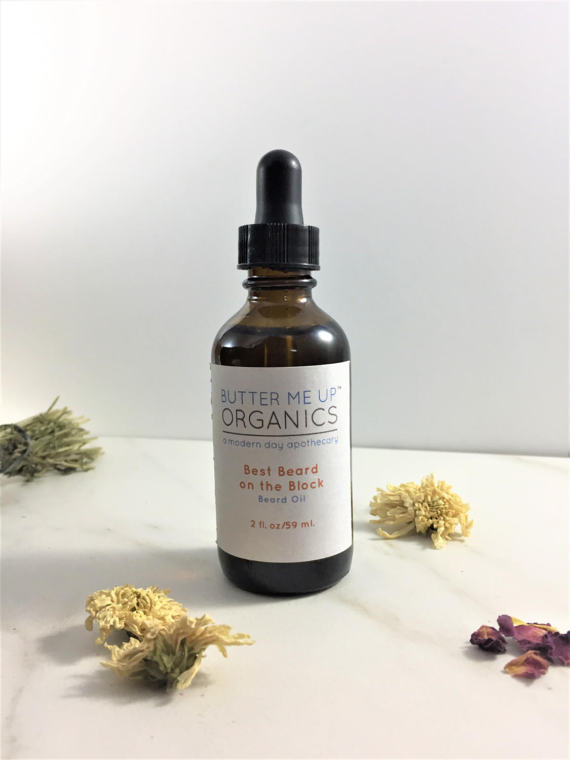 beard on the block organic oil o | dropsona skincare routine - neutral - front view
