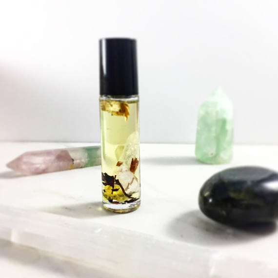 essential oil blend with crystals frankincense – limit | dropsona - neutral - everyday use