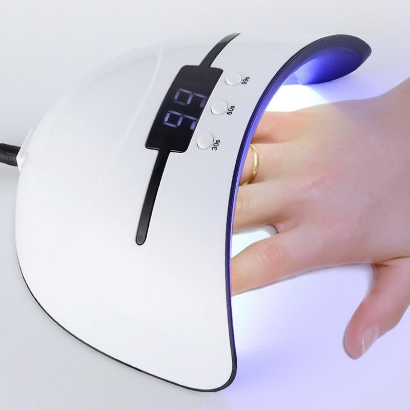 acrylic gel uv led nail curing lamp – it can al | dropsona - neutral - front view