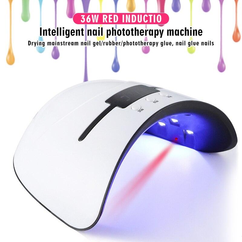 acrylic gel uv led nail curing lamp – it can al | dropsona - neutral - front view