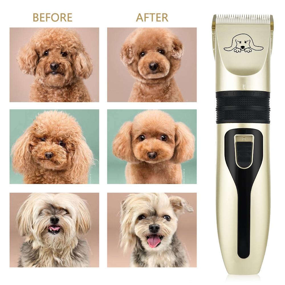 pet hair clipper set – dog trimmer specificat | dropsona - neutral - usage example