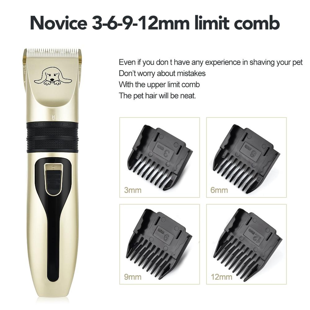 pet hair clipper set – dog trimmer specificat | dropsona - neutral - front view