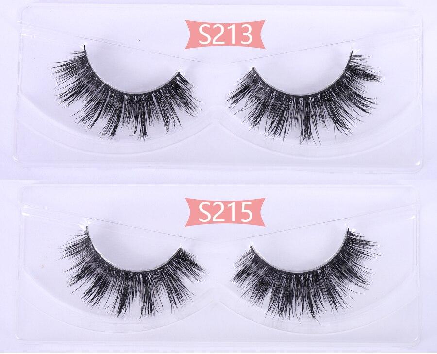 100 pairs 3d mink lashes natural/thick long soft | dropsona - neutral - size reference