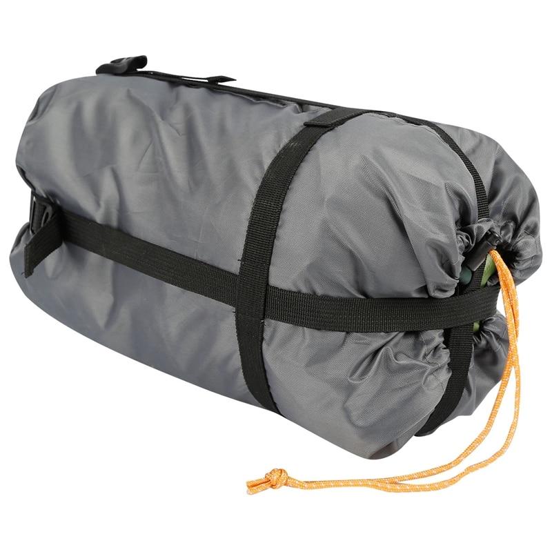 durable waterproof nylon outdoor camping hammock under | dropsona - neutral - close-up detail