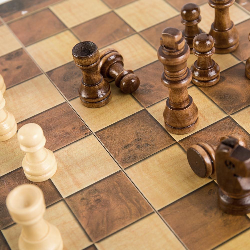 foldable wooden chess set board game – whether its a g | dropsona - neutral - size reference