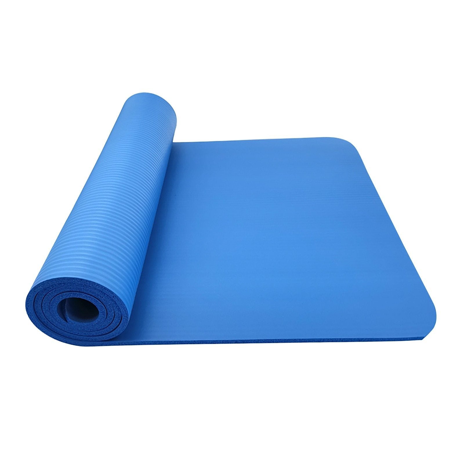 large size slip yoga fitness mat – thickened lengthene | dropsona - neutral - close-up detail