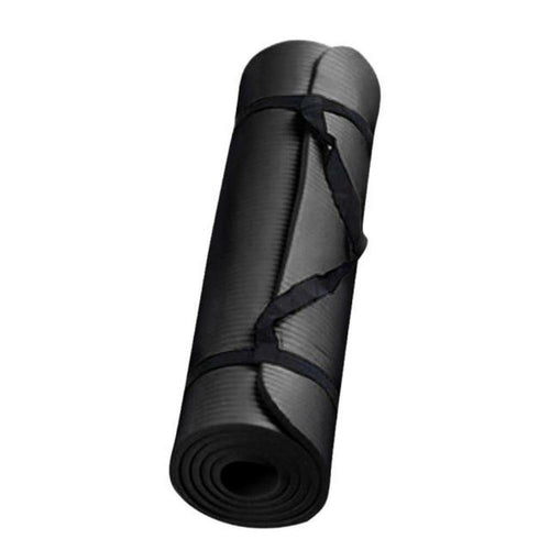 large size slip yoga fitness mat – thickened lengthene | dropsona - neutral - usage example