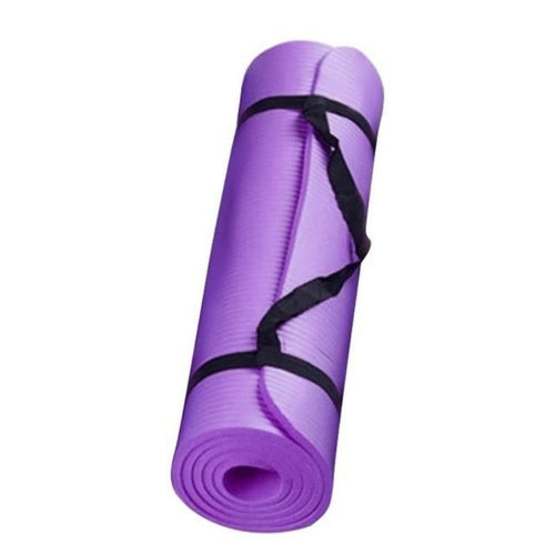 large size slip yoga fitness mat – thickened lengthene | dropsona - neutral - size reference