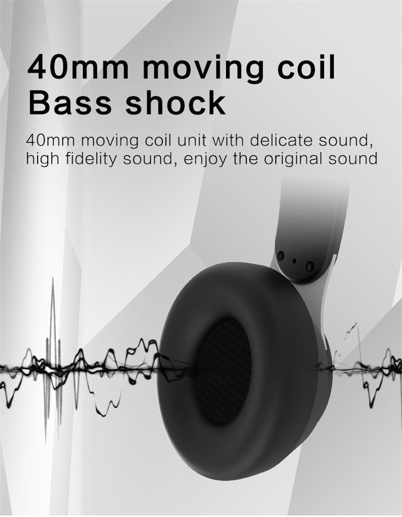 dragon wireless bluetooth 5.0 gaming headset with tf c | dropsona - neutral - close-up detail