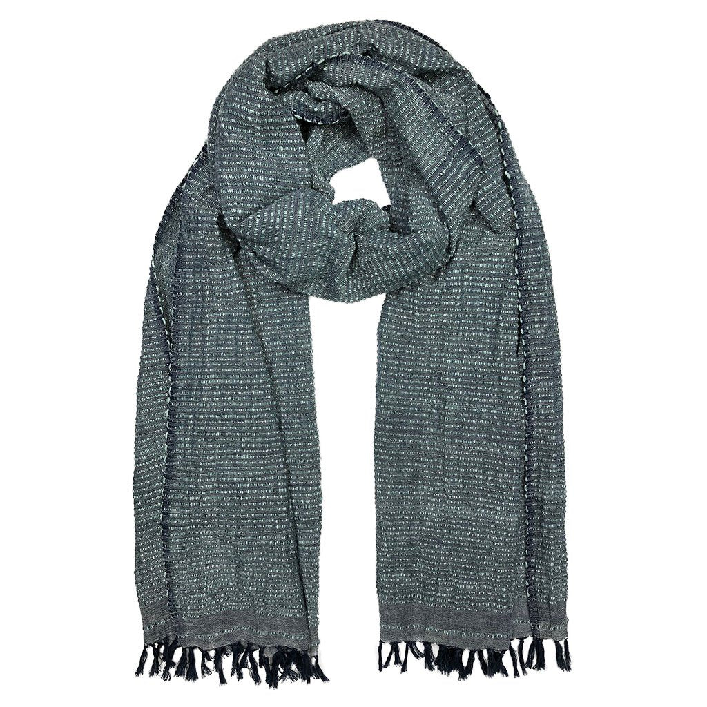 ethiopian stripe wrap scarf – this oversized, unisex s | dropsona - neutral - everyday use