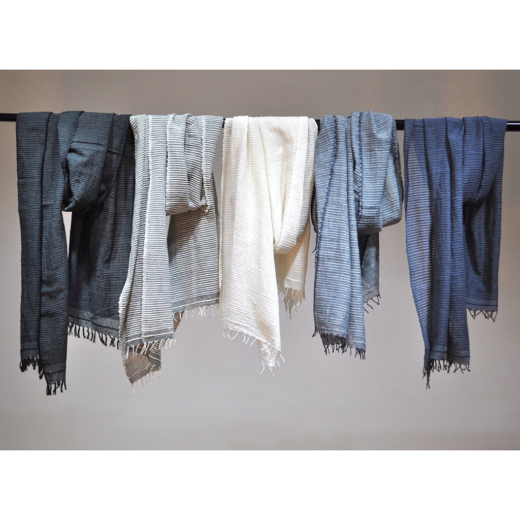 ethiopian stripe wrap scarf – this oversized, unisex s | dropsona - neutral - packaging