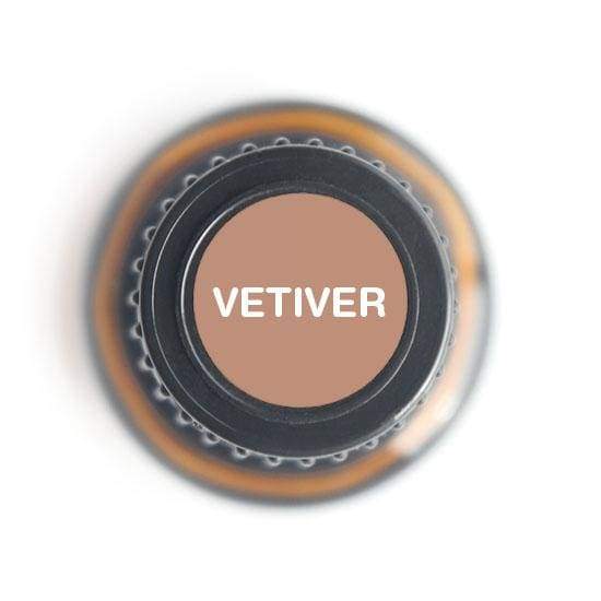 vetiver pure essential oil- 15ml – vetiveria zizanoide | dropsona - neutral - front view