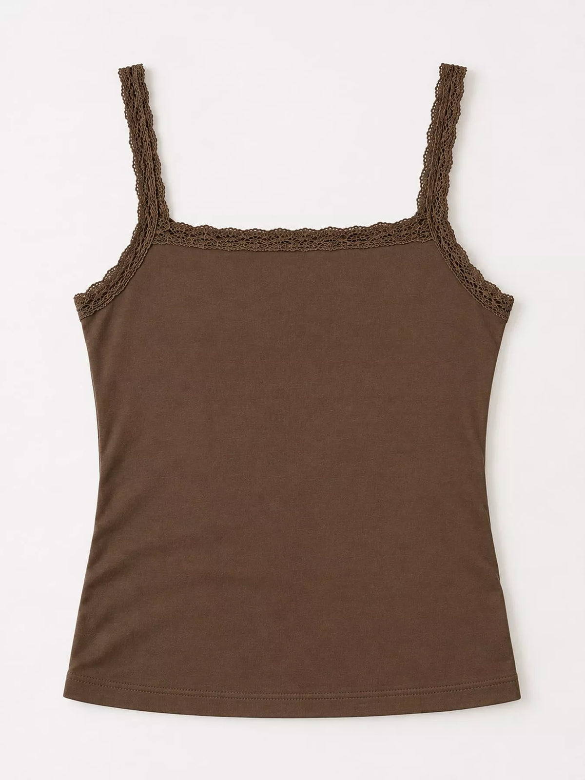 lace detail cami top – detail,ribbed,backless fit | dropsona - neutral - size reference