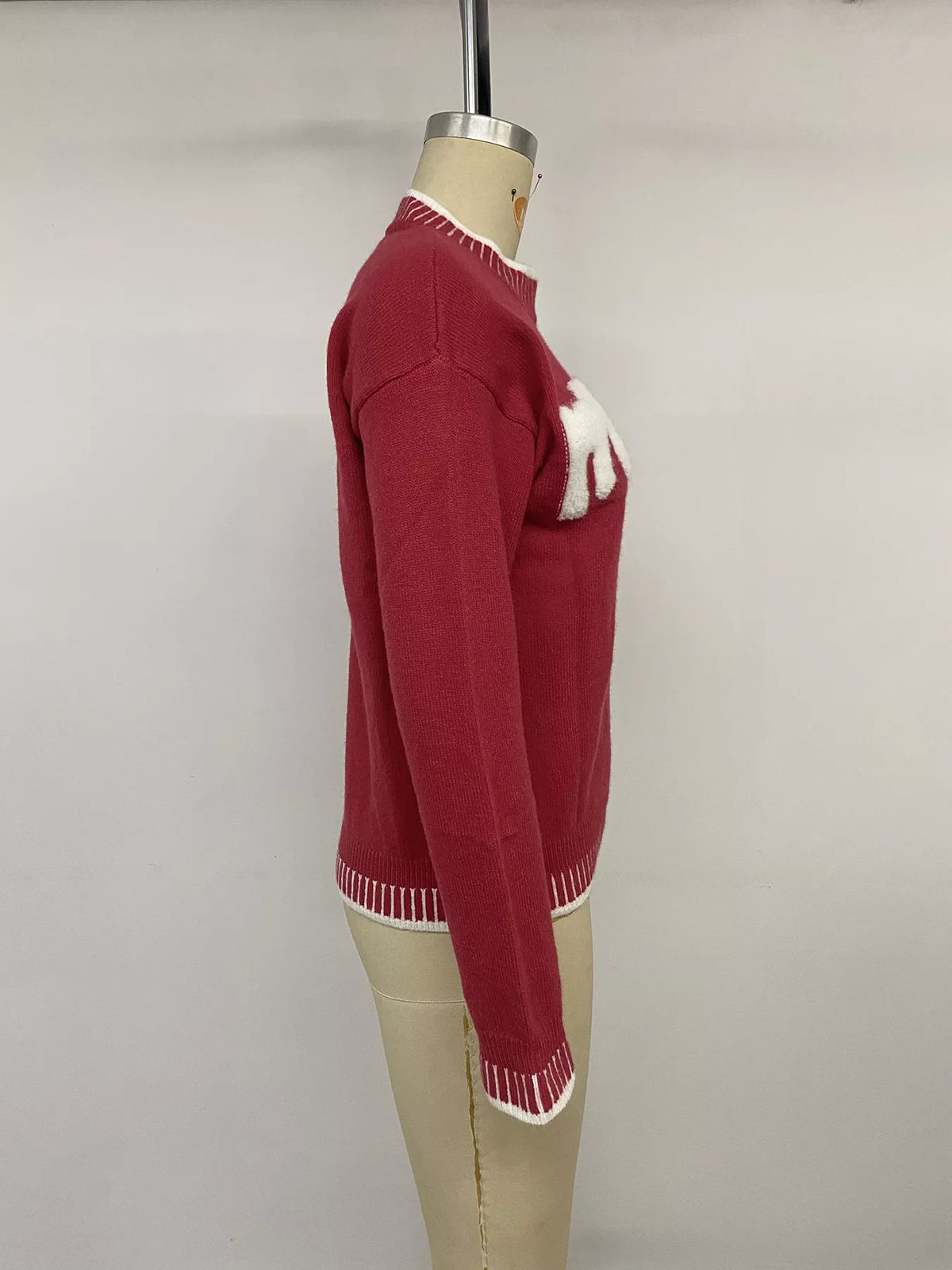 merry letter crew neck sweater – basic style | dropsona - neutral - usage example