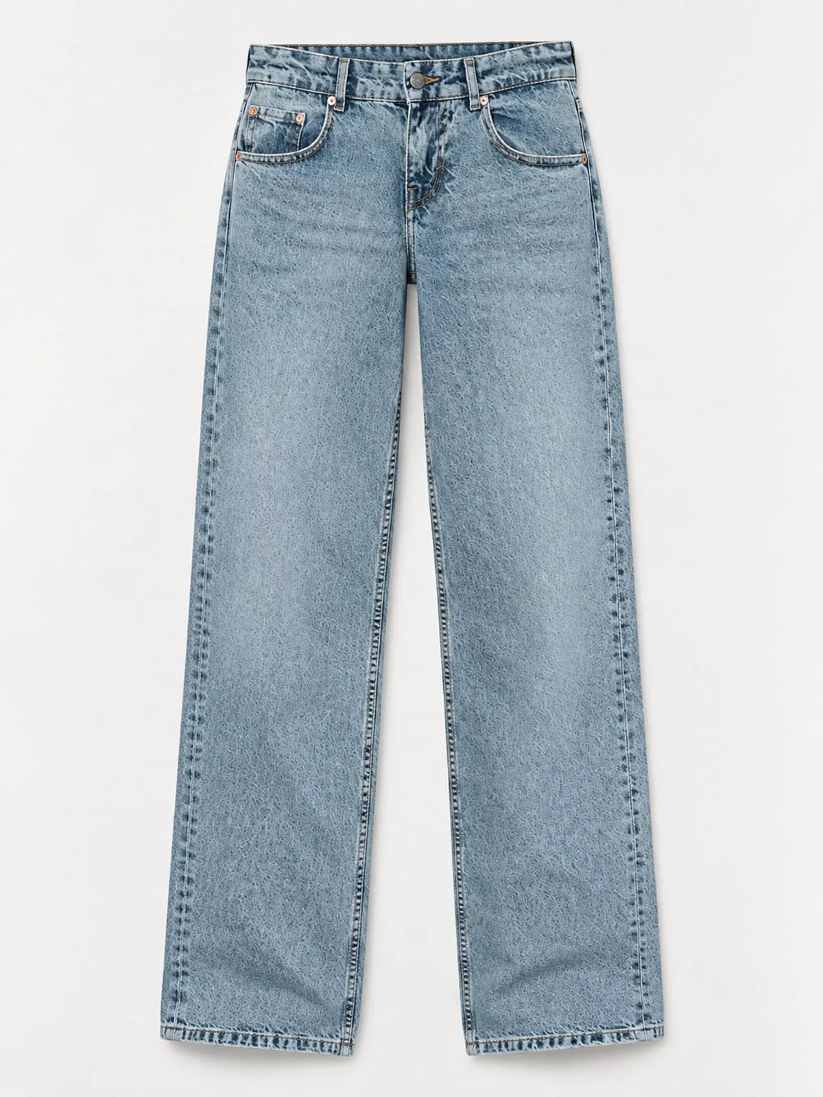 vintage wash low-rise wide-leg jeans | dropsona - neutral - size reference
