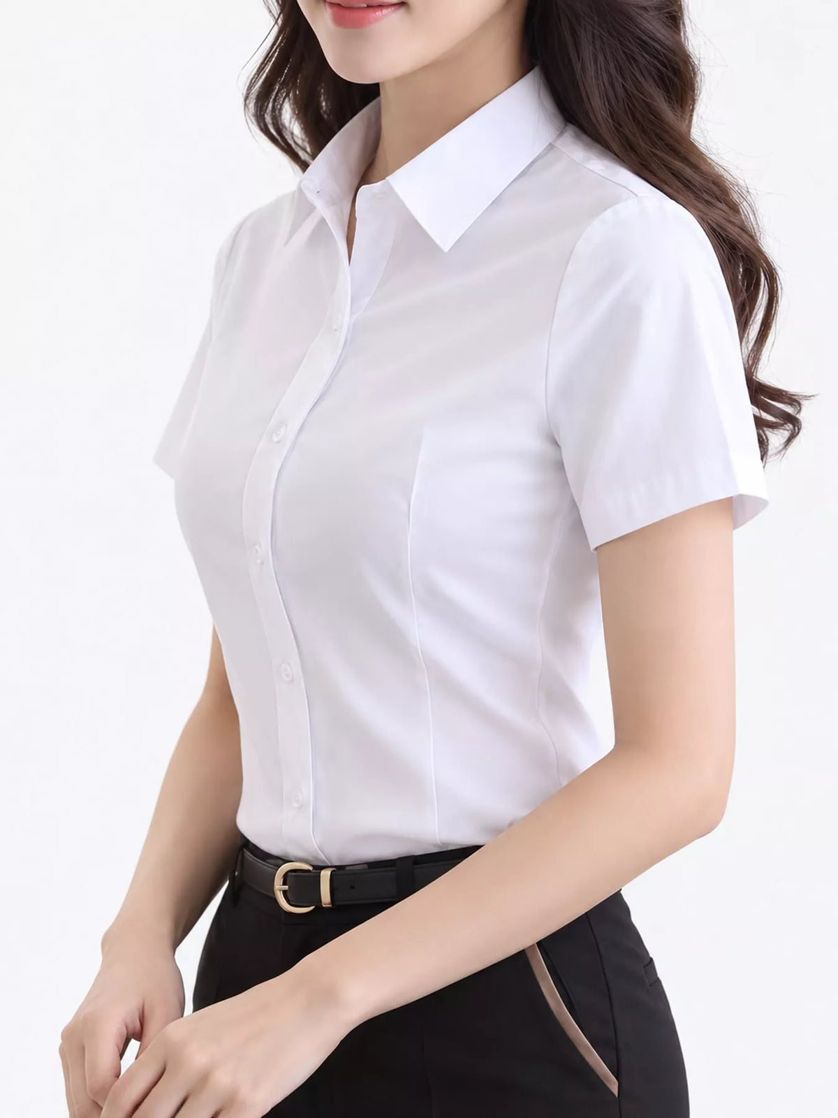 full size classic slim-fit button-down shirt plus | dropsona - neutral - packaging