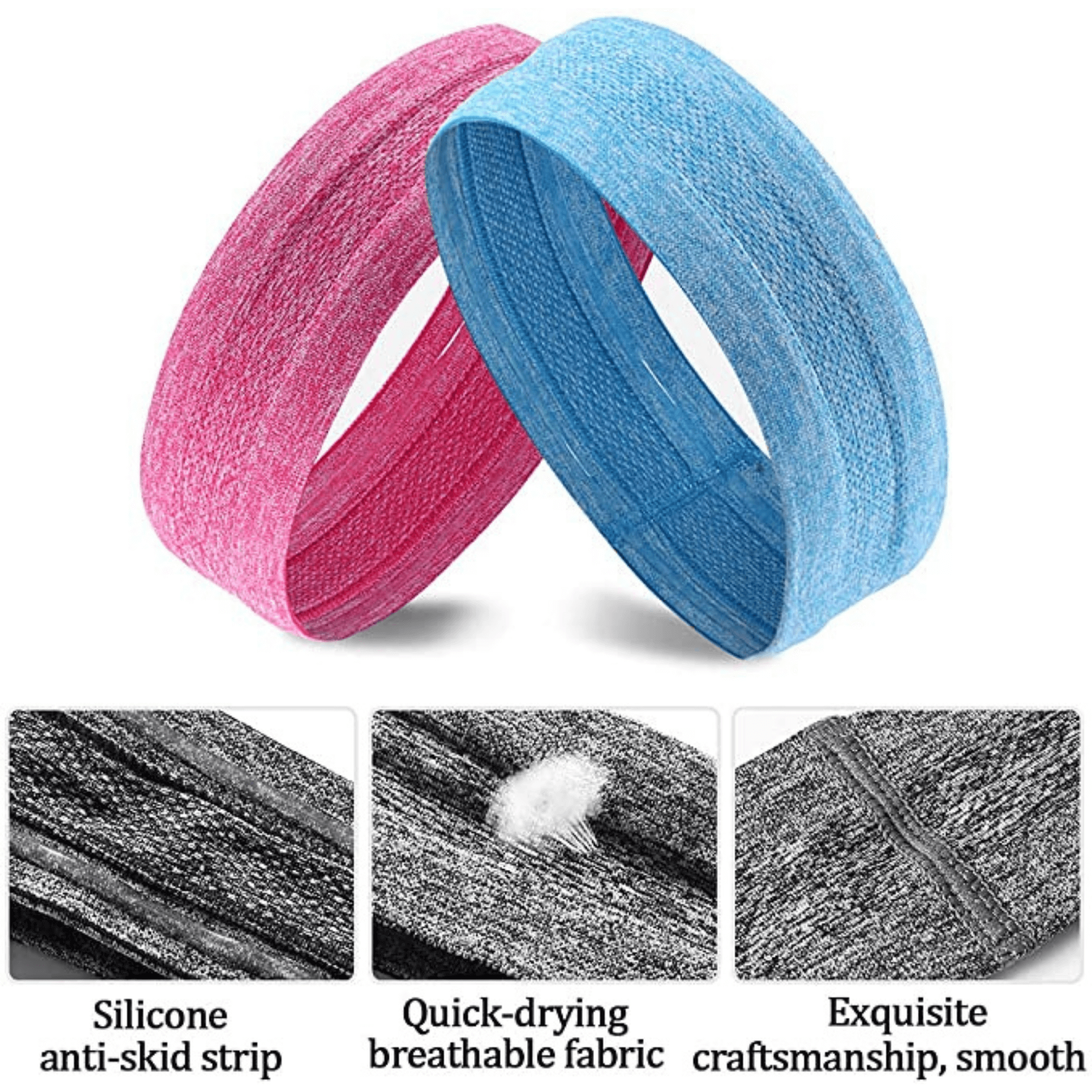 cardio cross-training headband – sport and fitness swe | dropsona - neutral - material texture