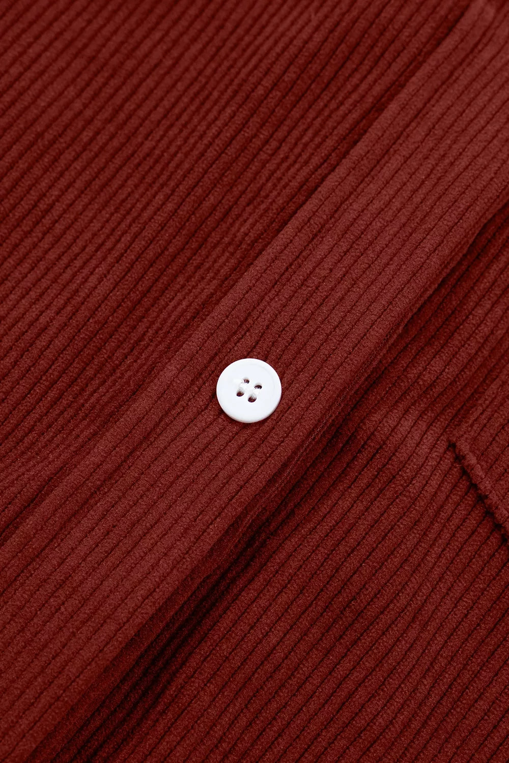 adjustable cuff long sleeve corduroy shirt | dropsona - neutral - material texture
