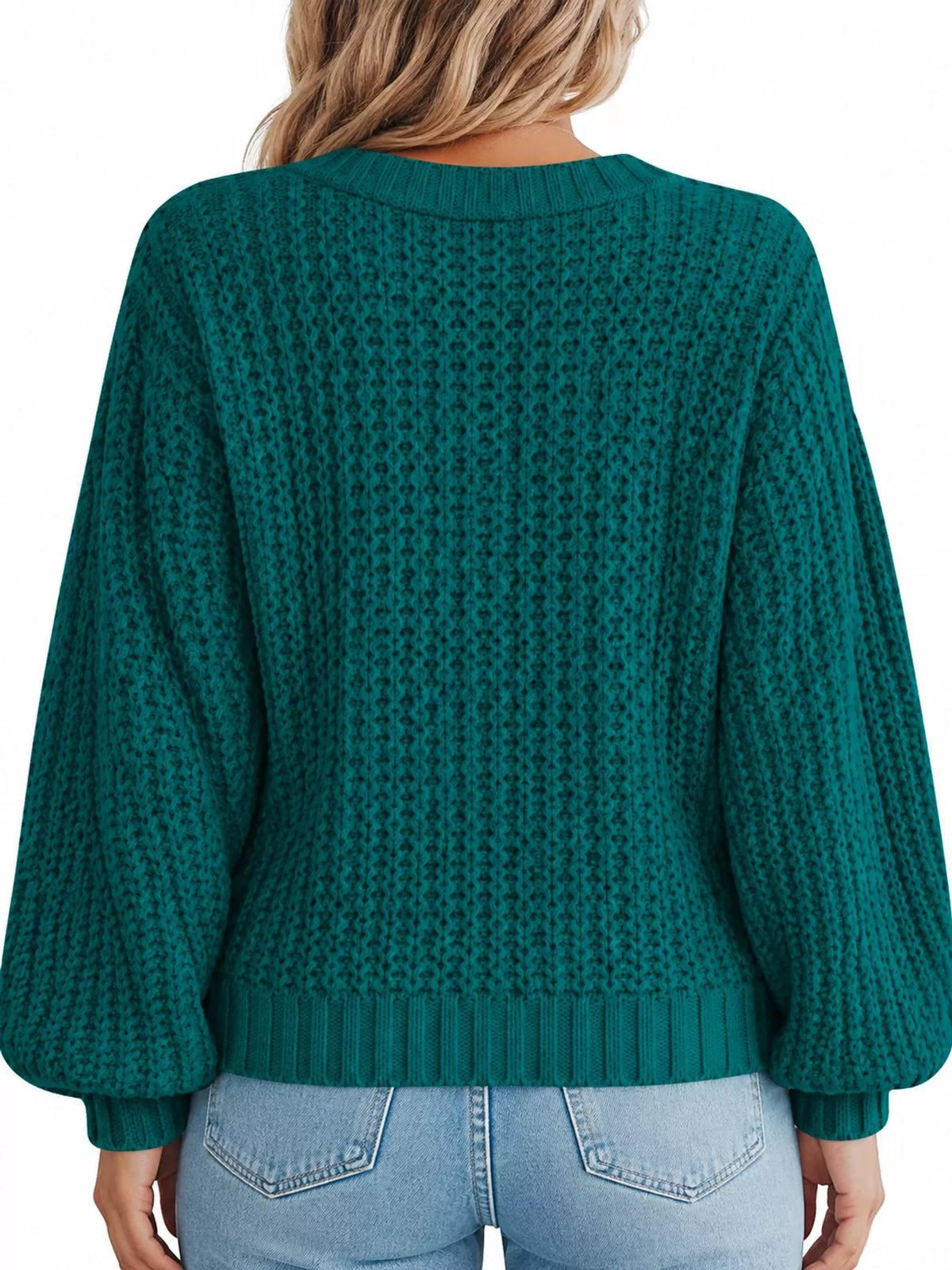 full size chunky knit button-down cardigan plus | dropsona - neutral - close-up detail
