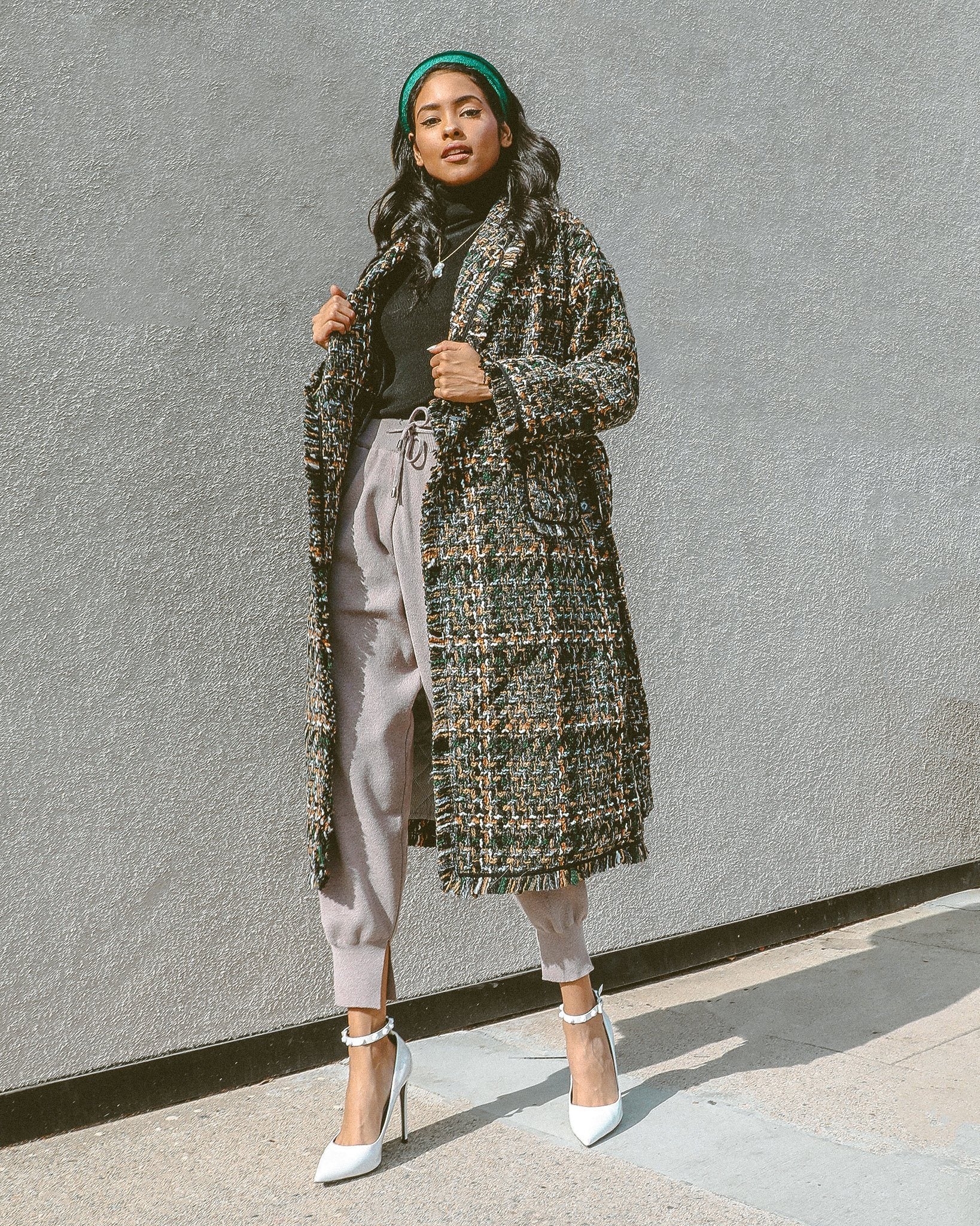 paloma tapered joggers – pulling off casual chic is ef | dropsona - neutral - usage example