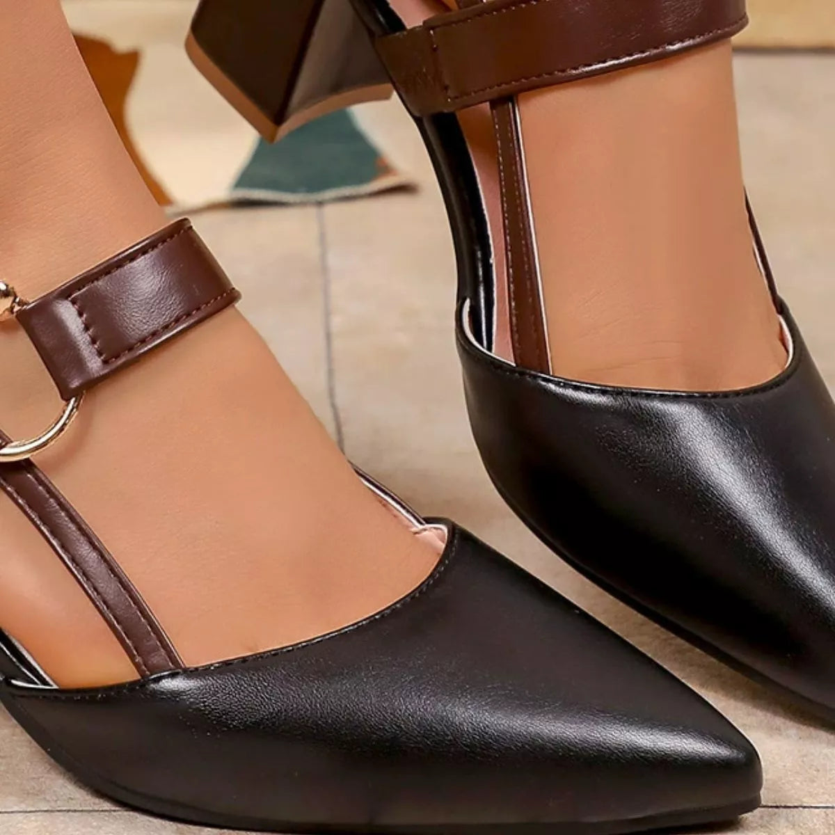 point toe block heels sandals – dear monkey | dropsona - neutral - packaging