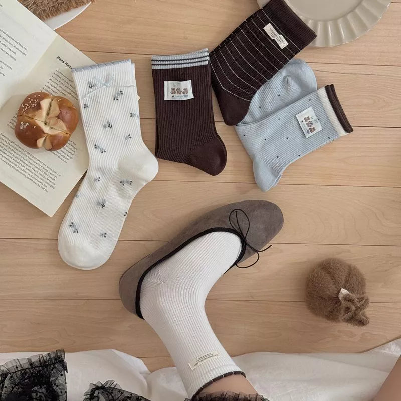 cotton crew socks – candy | dropsona - neutral - everyday use
