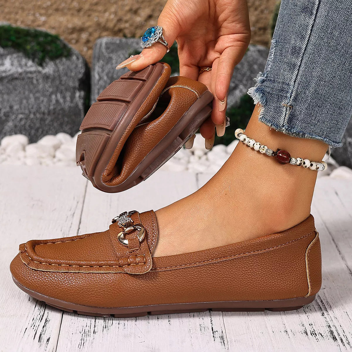 round toe slip-ons – gorgeous boots | dropsona - neutral - size reference